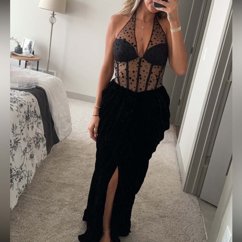 rasario bustier gown